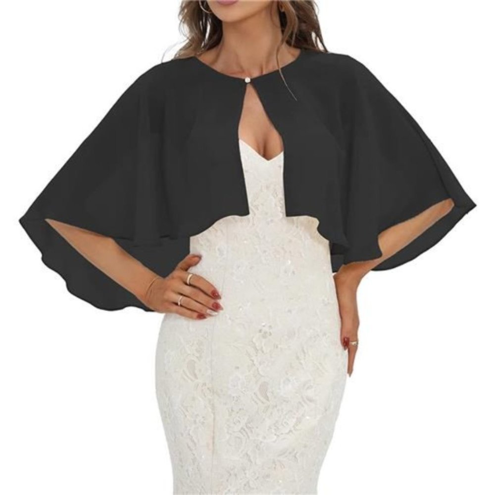 Shawls And Wraps For Evening Black